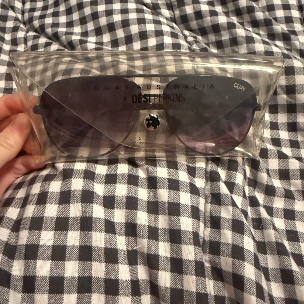 Quay Australia x Desi Perkins Black Sunglasses